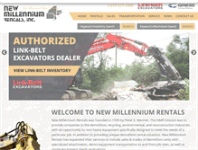 Tablet Screenshot of newmillenniumrentals.com